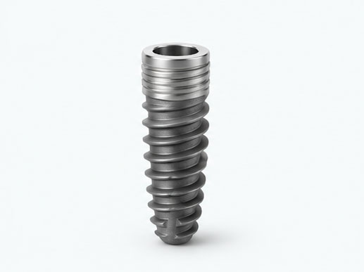 El implante — tornillo de titanio